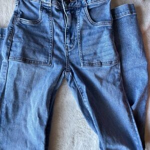 Hollister Blue Flare & Wide Leg Jeans